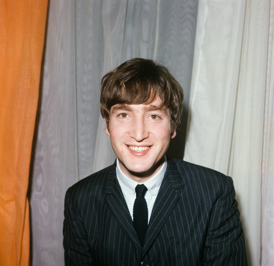 John Lennon pictured backstage in 1964