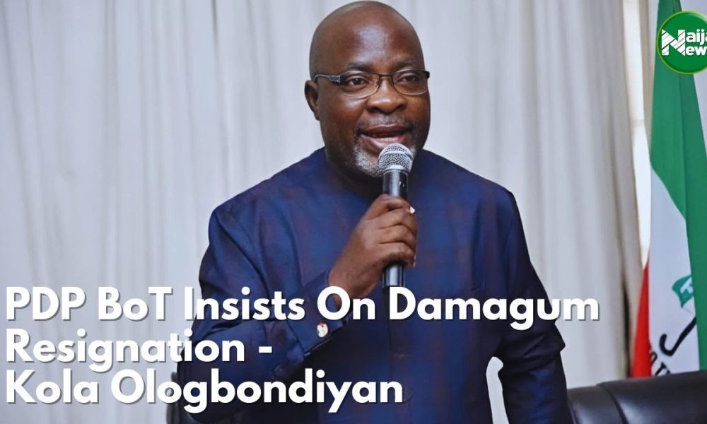 PDP BoT Wants Damagum To Resign – Kola Ologbondiyan