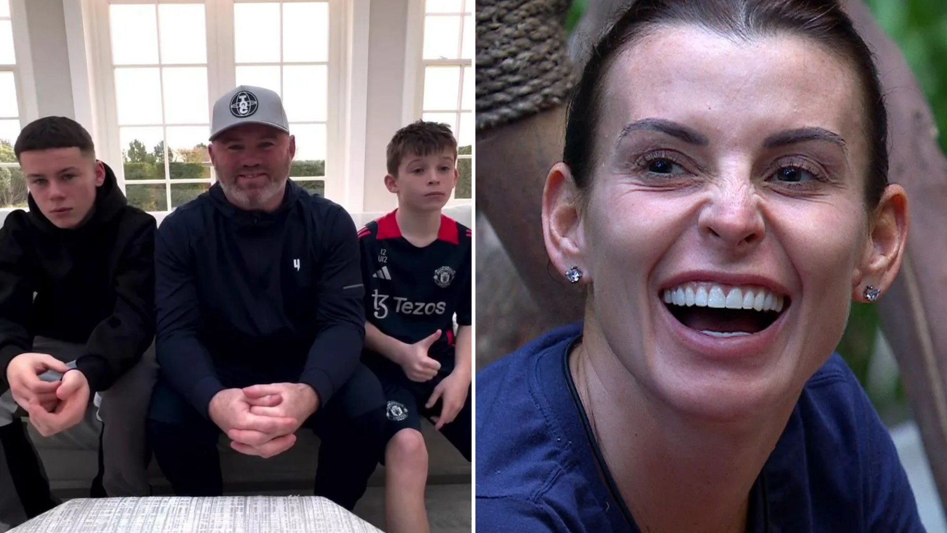 Wayne Rooney sends I'm A Celeb star wife Coleen a sweet video message as he begs fans to vote her Queen of the Jungle