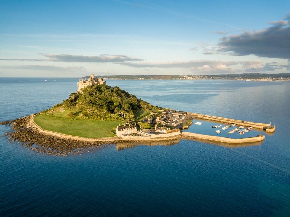 There are enough options to keep any history buff entertained throughout your holiday, like a visit to St Michael's Mount (pictured)