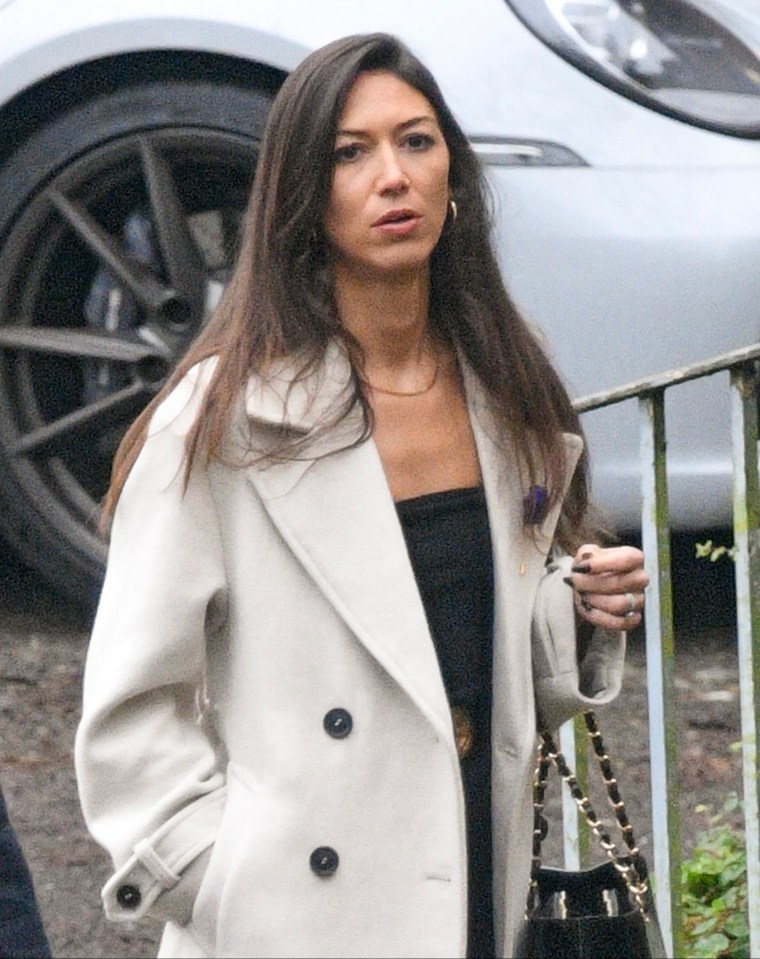 Amie's wife Sian Gray outside Winchester Crown Court last week