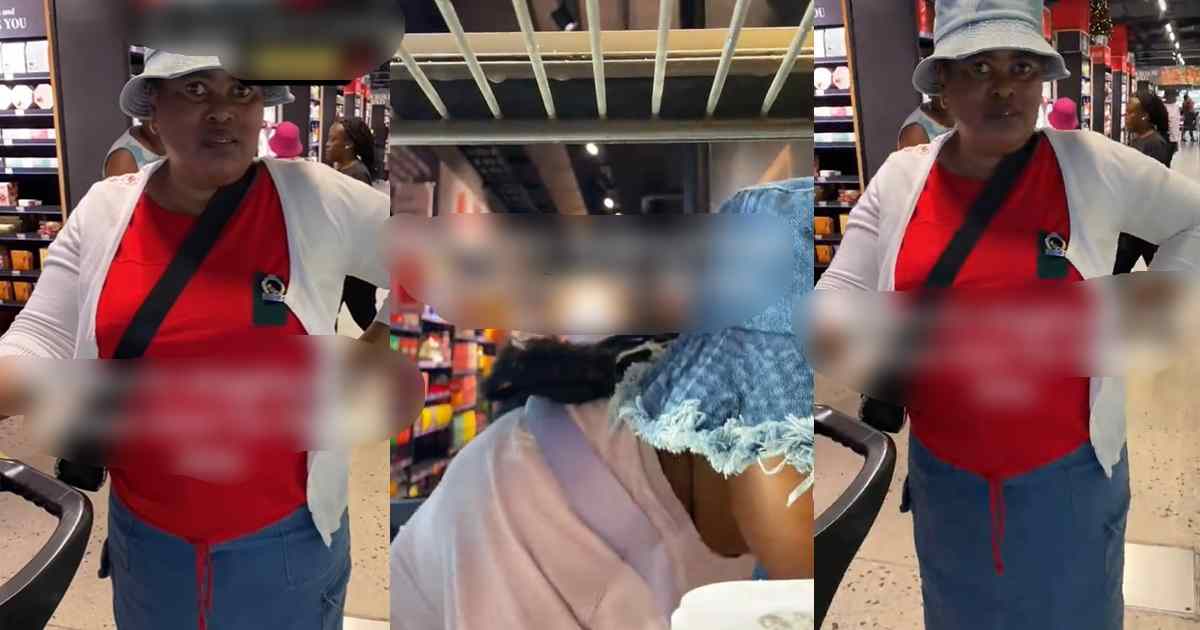 Woman's eyes widen as daughter places phone inside the supermarket fridge to vlog (WATCH)