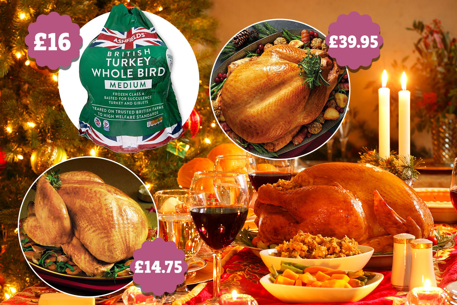 Cheapest supermarket Christmas turkeys 2024 revealed as dinner prices rise - as there's a battle between the discounters