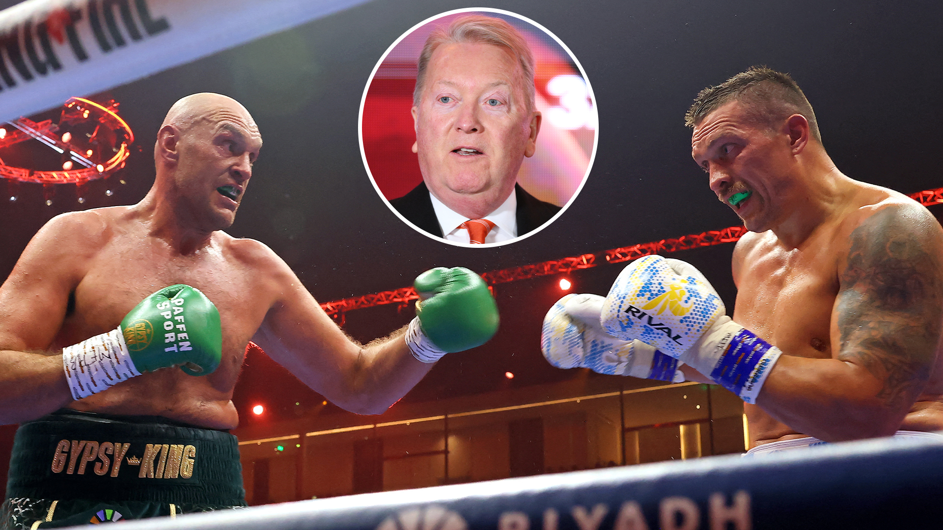 Oleksandr Usyk has weakness that Tyson Fury didn't exploit enough, says Frank Warren ahead of huge heavyweight rematch