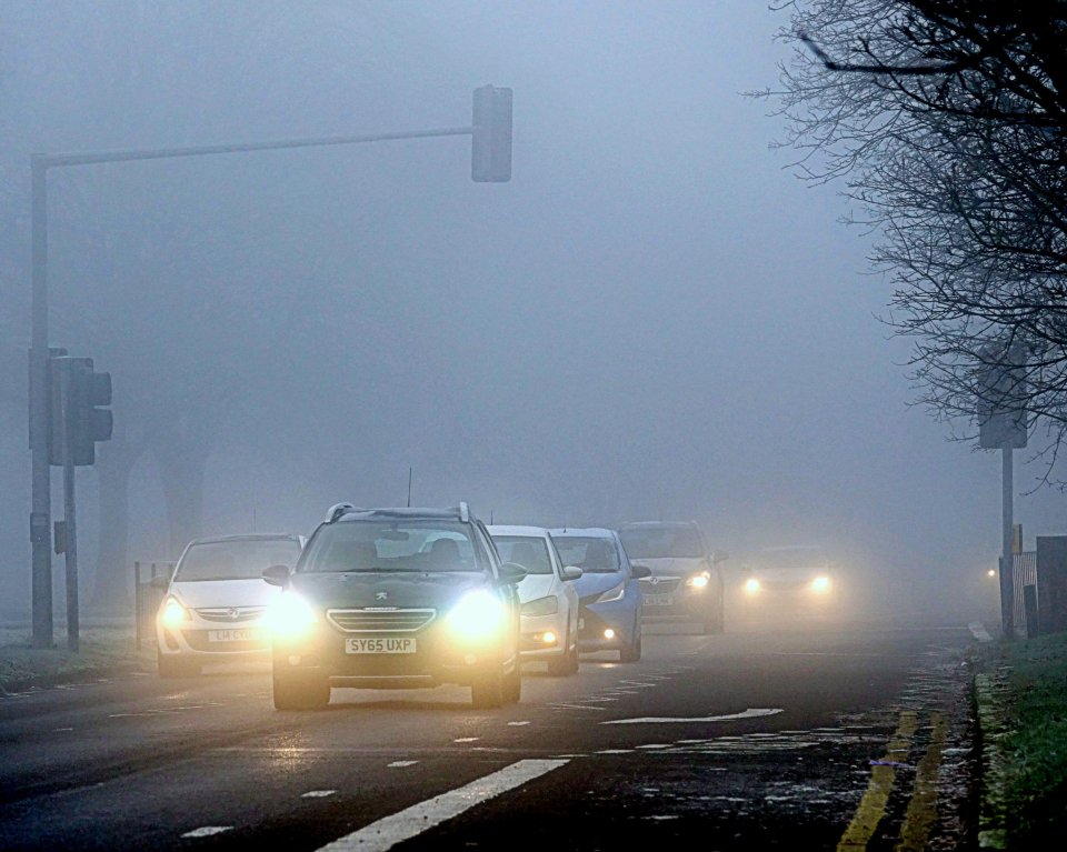 Thick fog has blanketed parts of the country