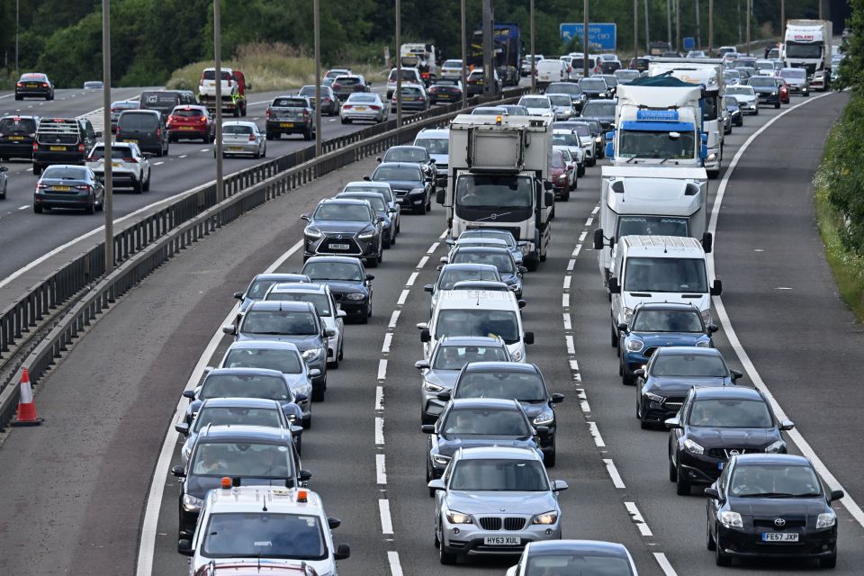 The M25 is one motorway expected to face huge queues