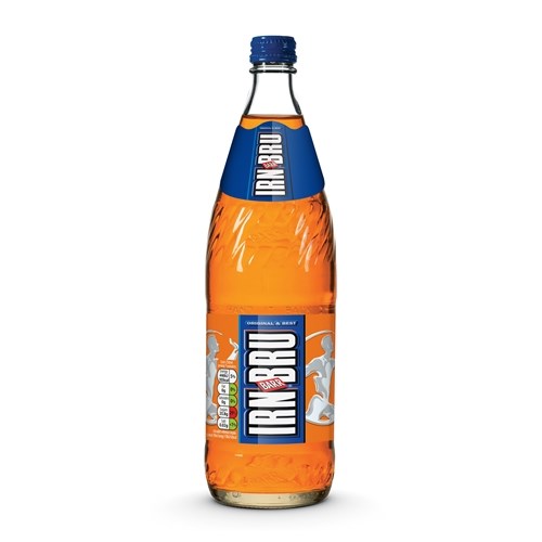 An Irn Bru bottle with a white rag stuffed inside was found at the scene