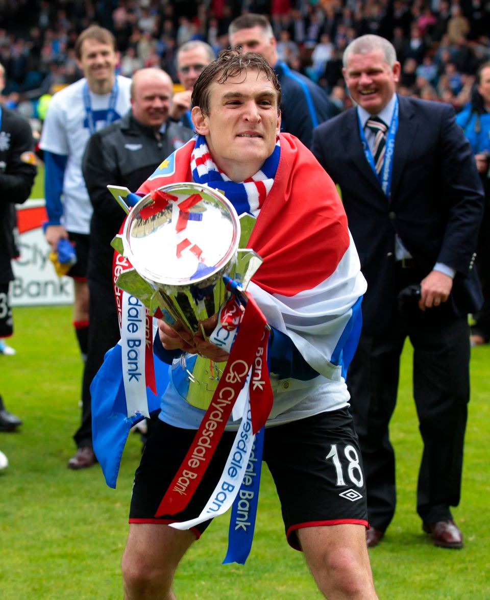 He played an integral part in Rangers' title triumph in 2011