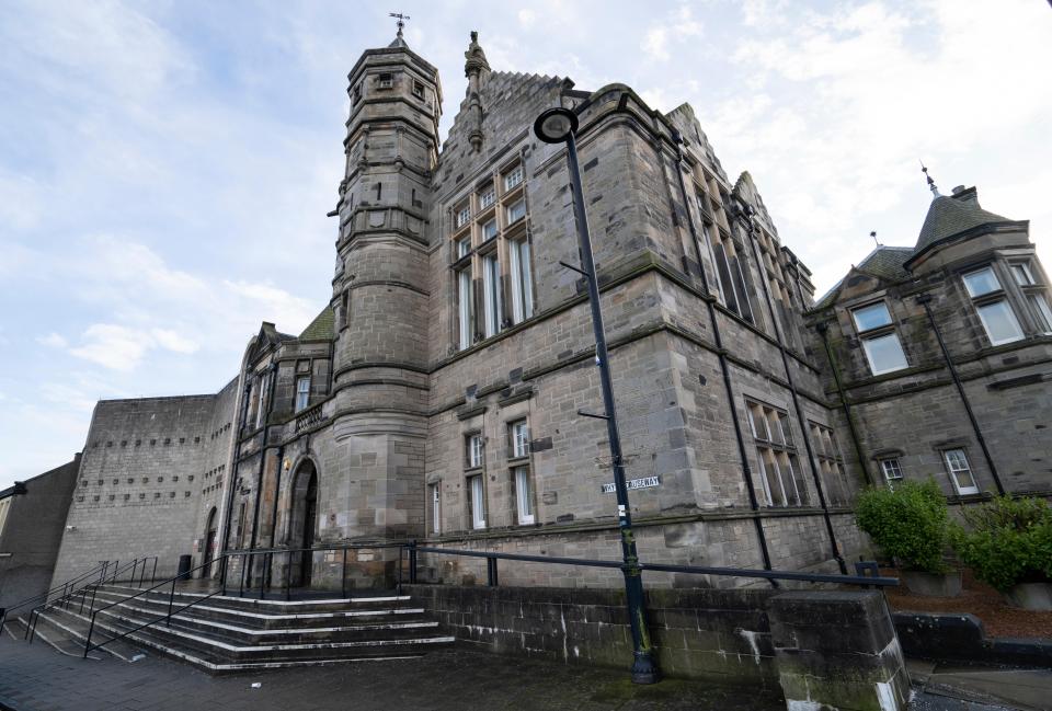 He was caged for 16 months at Kirkcaldy Sheriff Court