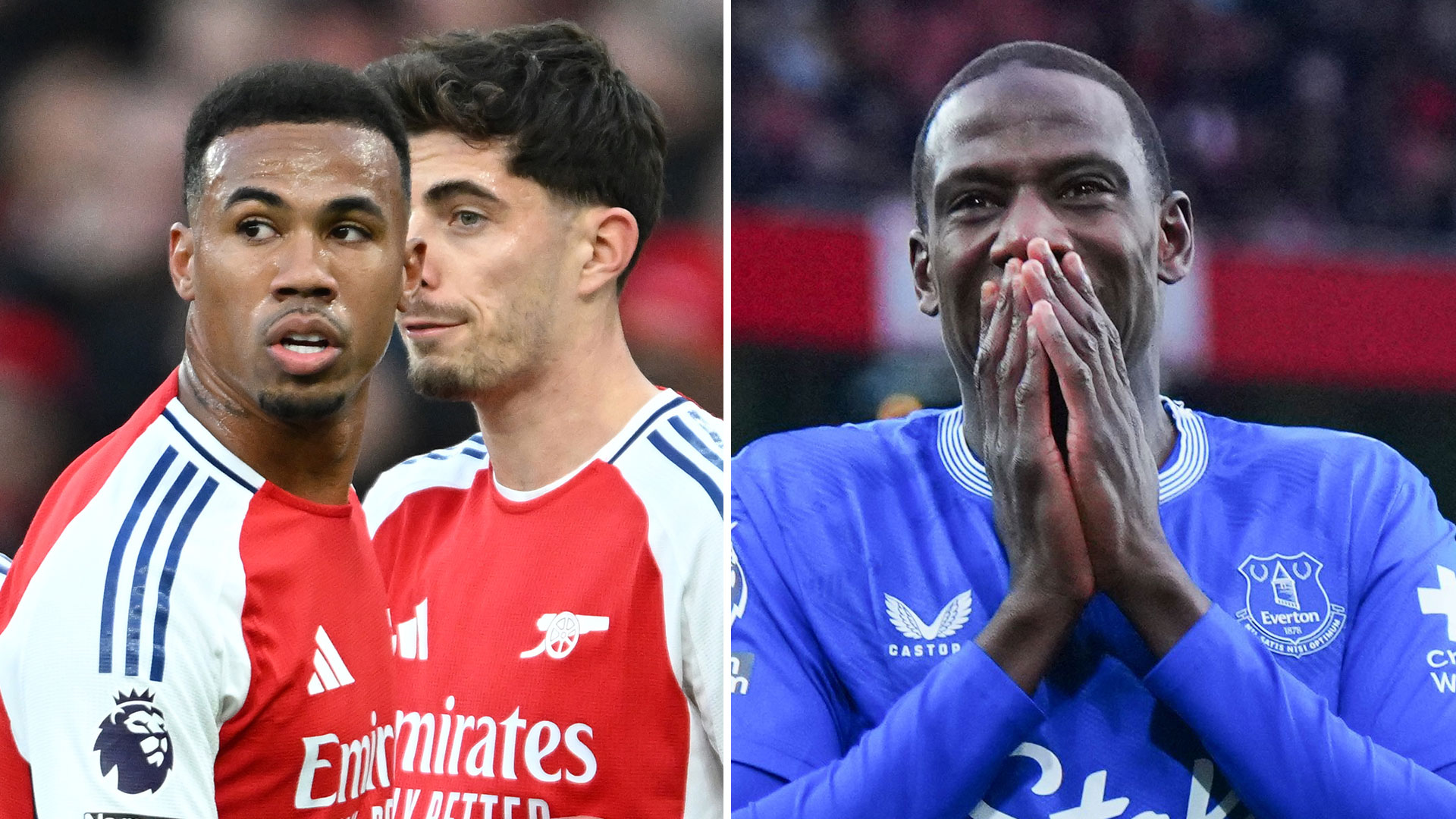 Arsenal 0 Everton 0: Match ends in controversy after late VAR penalty decision as Gunners drop points in title race