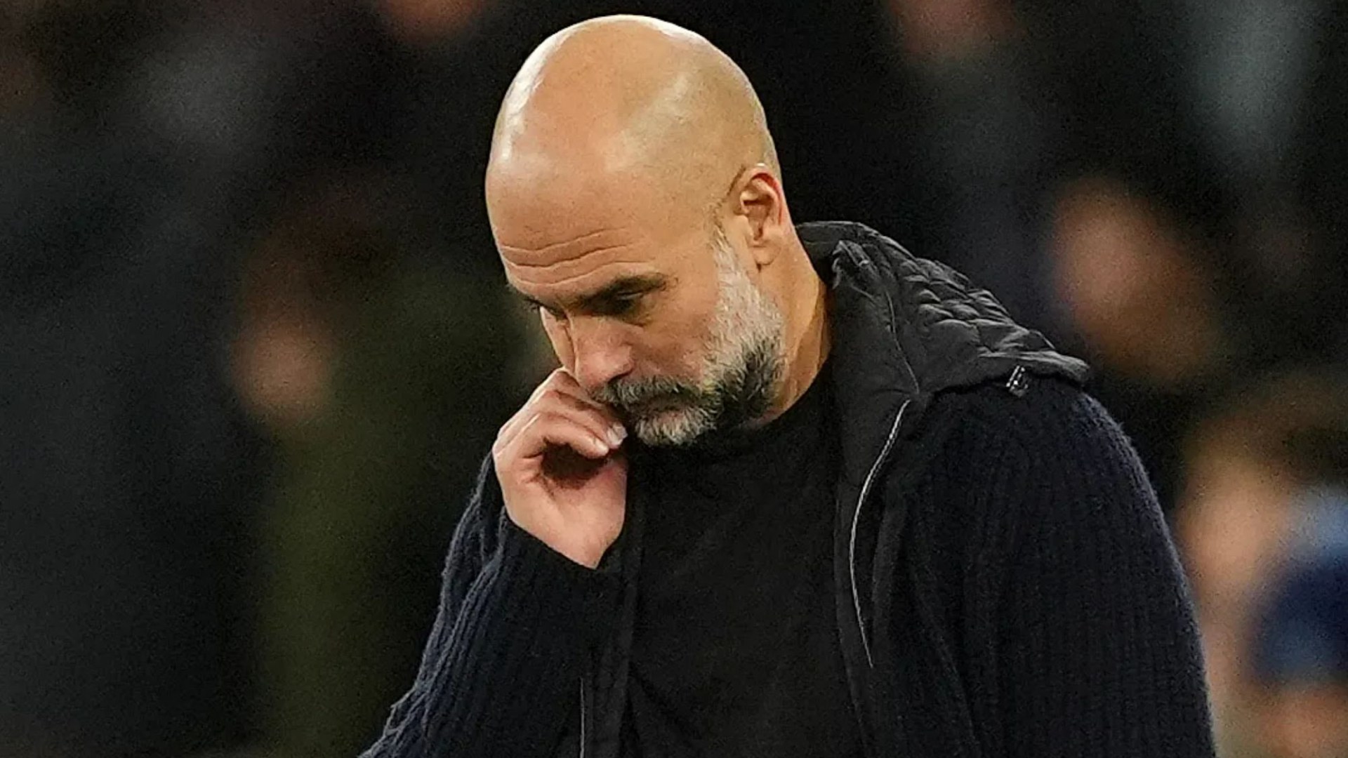 Pep Guardiola doesn't emerge from Man City dressing room for 30 mins after Man Utd loss then says 'I'm not good enough'