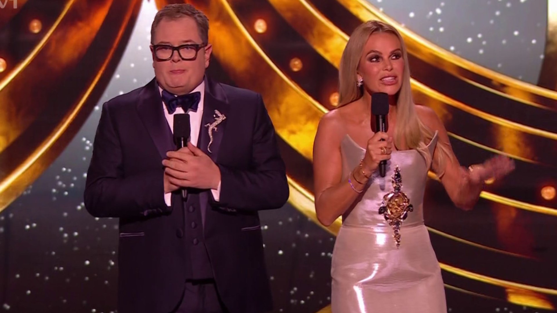 Royal Variety Performance viewers slam Amanda Holden and Alan Carr’s ‘awkward’ opener with 'woke' jokes