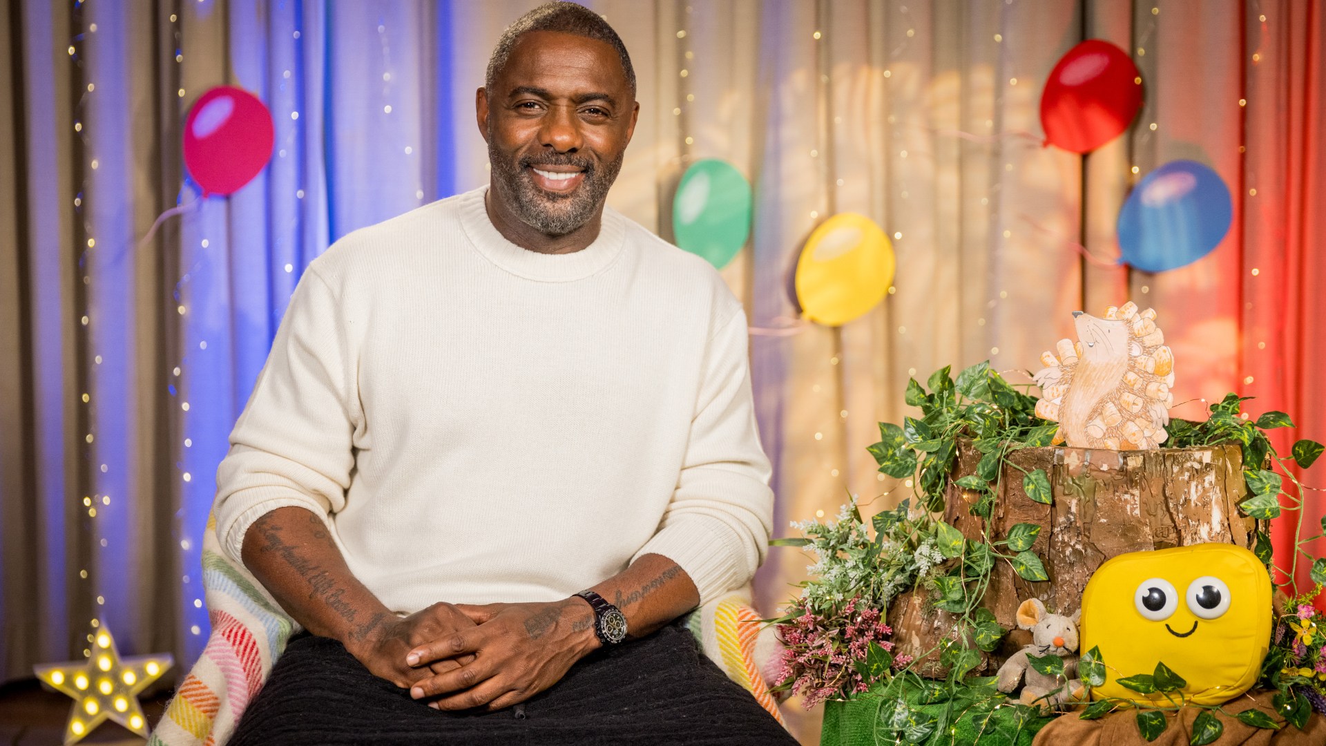 Idris Elba and glamorous pop megastar join star-studded line-up for festive week of CBeebies Bedtime Stories