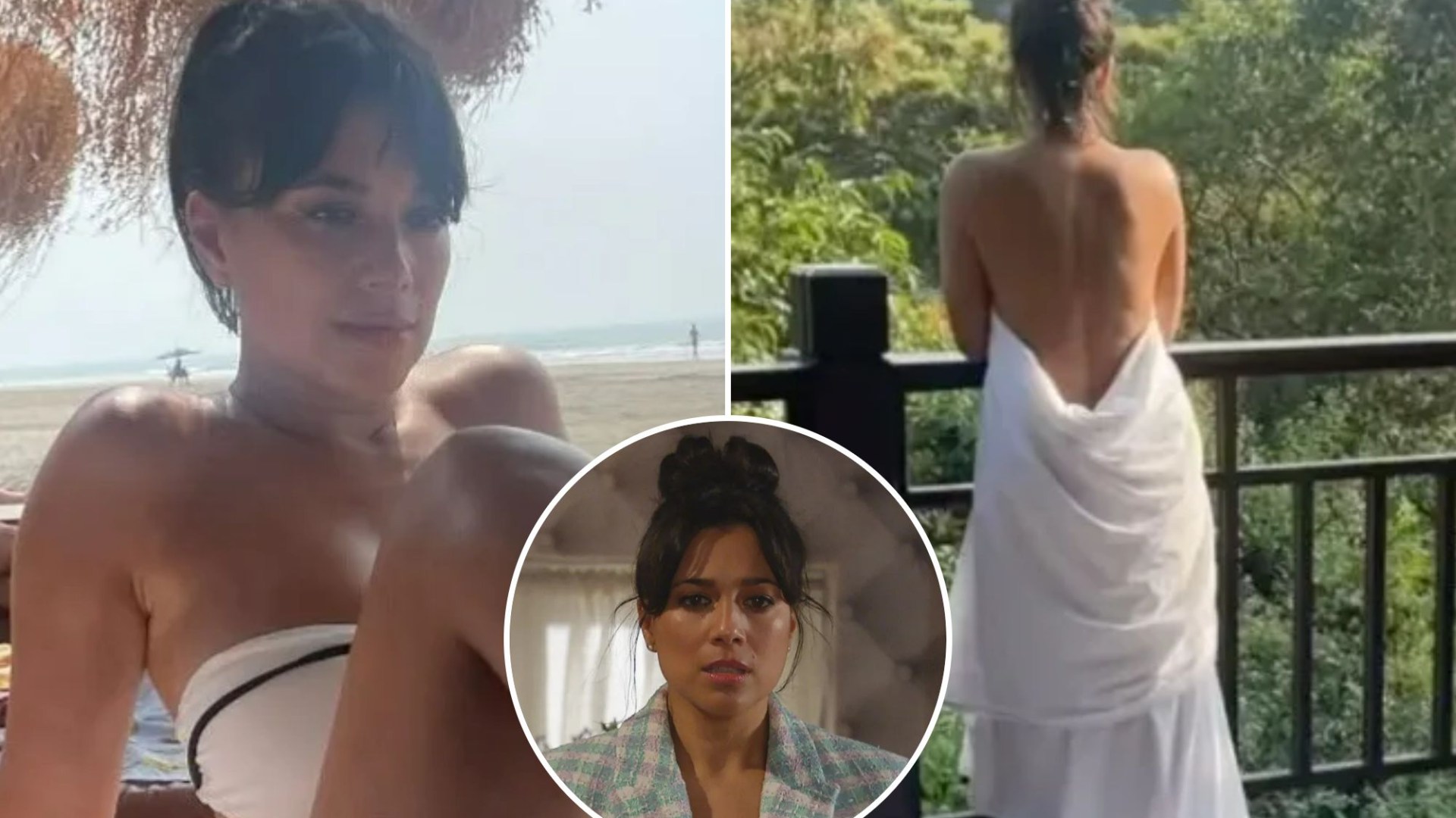 Emmerdale legend Fiona Wade strips topless and poses in bikini on paradise holiday a year after quitting soap