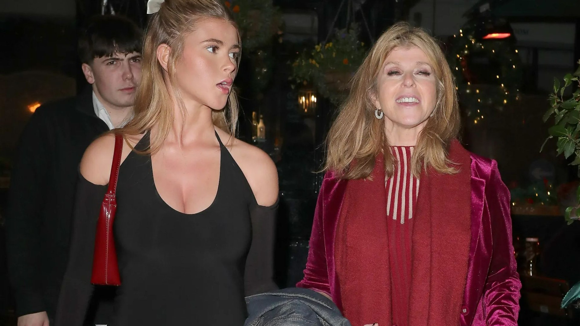 Kate Garraway's daughter Darcey stuns in short black dress on festive night out with famous mum