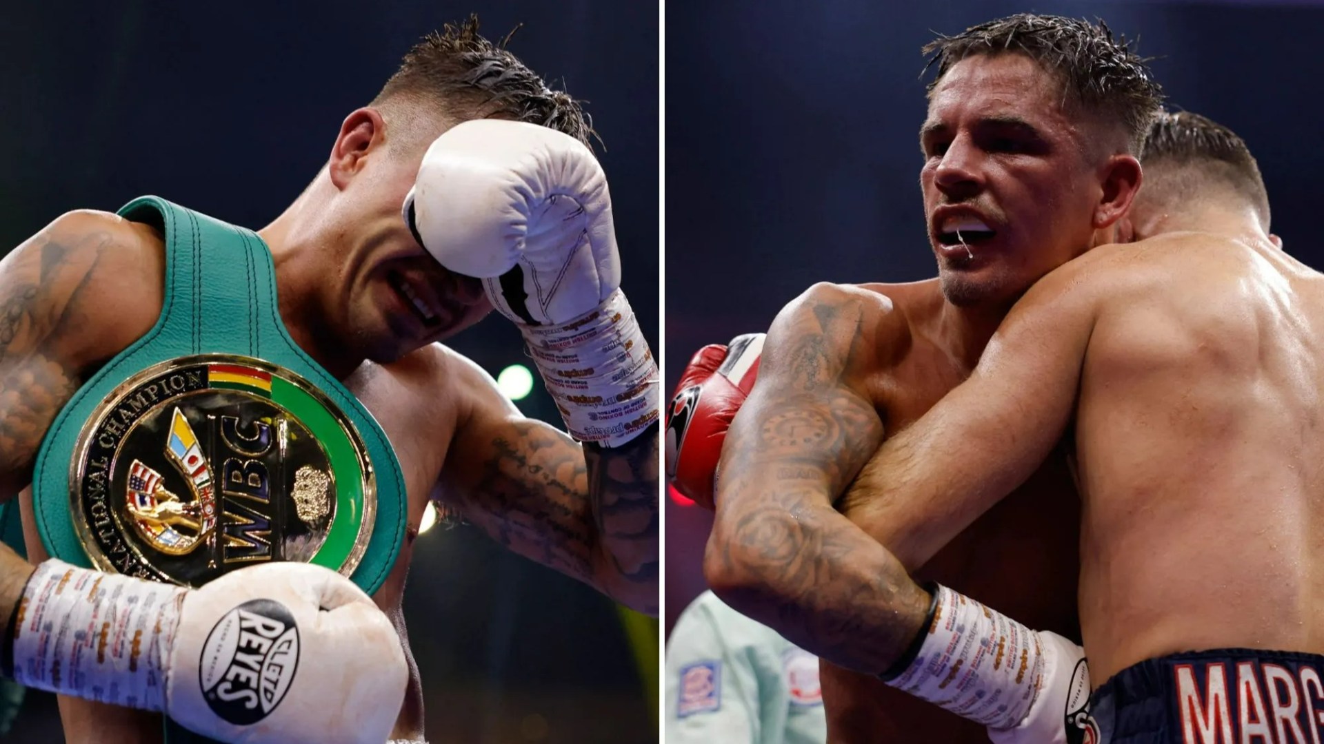 Lee McGregor reduced to tears live on TV after landing WBC international featherweight title on Fury v Usyk undercard