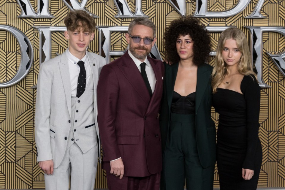 Joe and his sister Grace with Martin and his girlfriend Rachel Benaissa