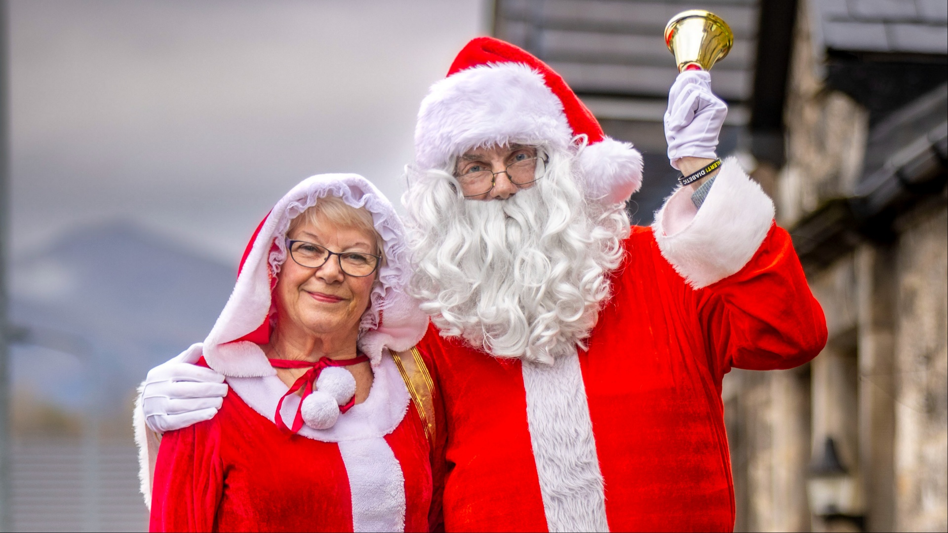 My husband and I loved dressing up as Mr and Mrs Claus - I'm keeping our tradition going after losing him to cancer