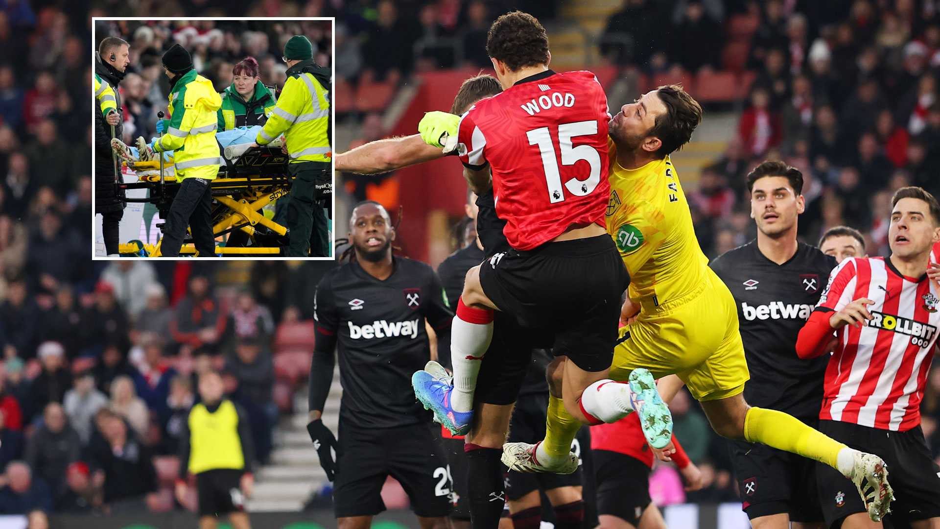 'We were very worried' - Lukasz Fabianski injury update after West Ham star was stretchered off and given oxygen