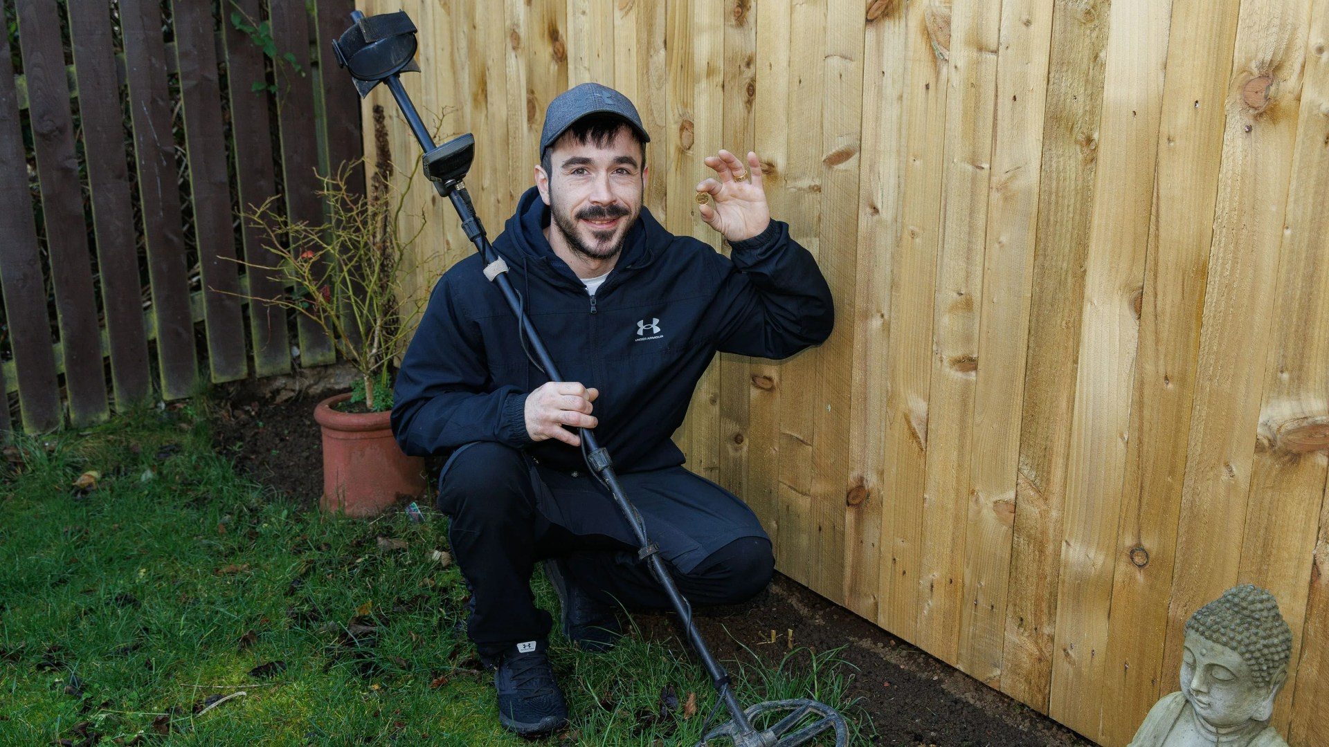 Scots dad stunned after finding 700-year-old coin worth £1500 sitting in his garden