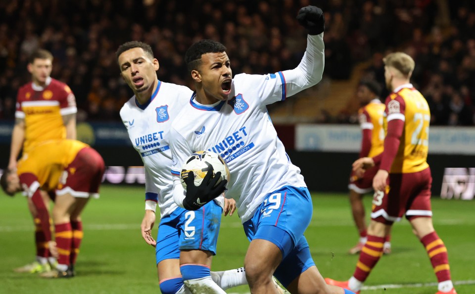 Hamza Igamane rescued a point for Rangers in the second half