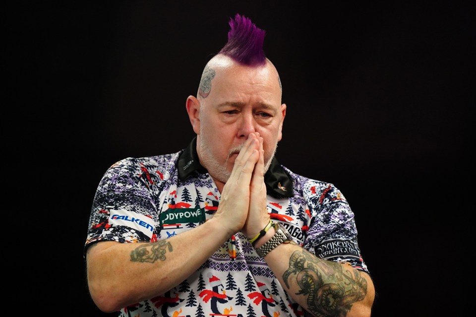 It was an emotional night for the Scots darts ace