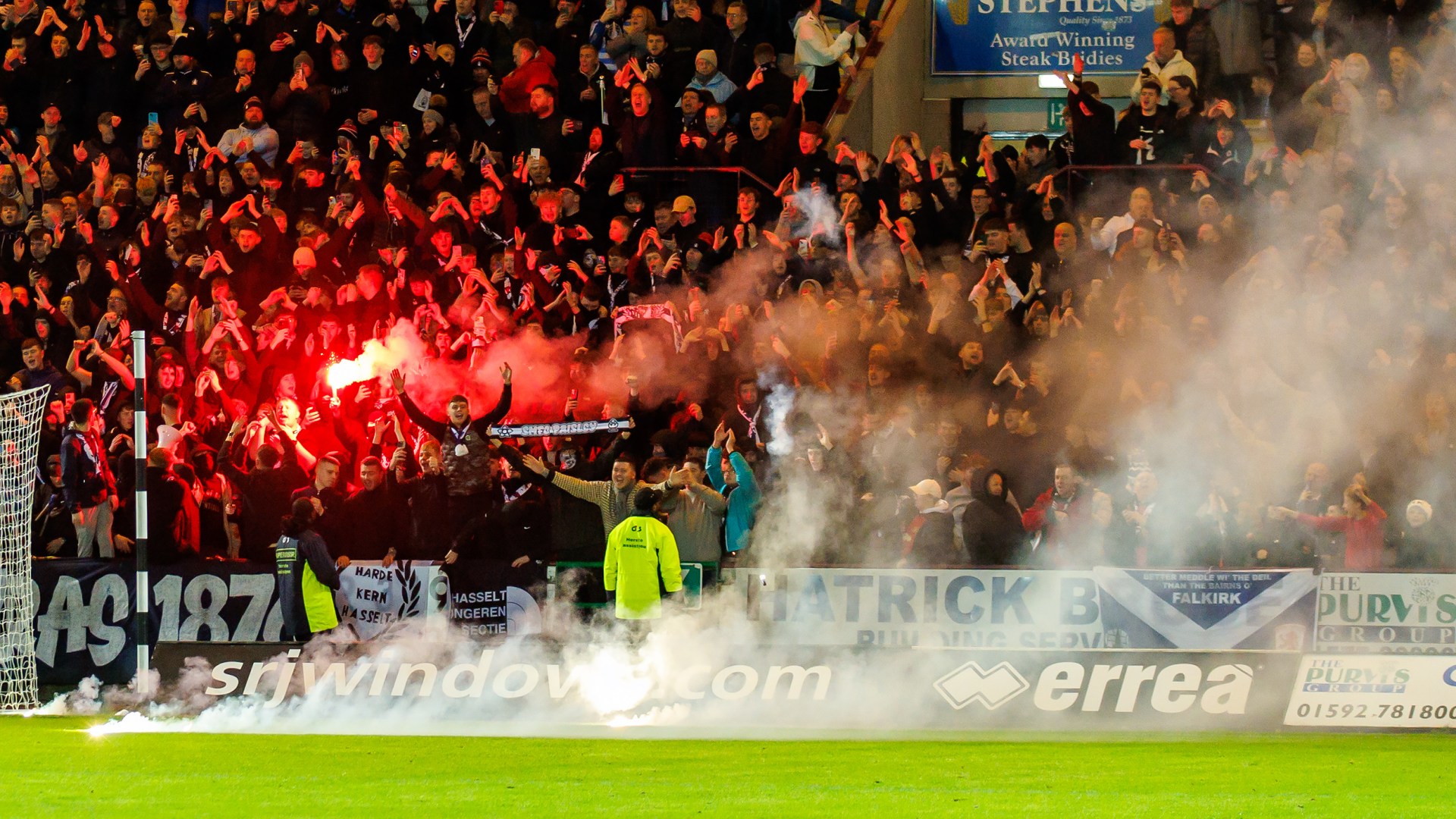 SPFL side slam own supporters and say they have HARMED club after 'pyro and missiles' thrown at grudge match