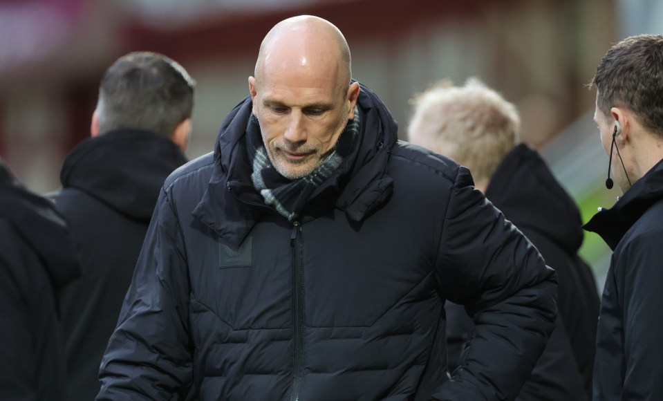 Rangers manager Philippe Clement during the draw at Fir Park