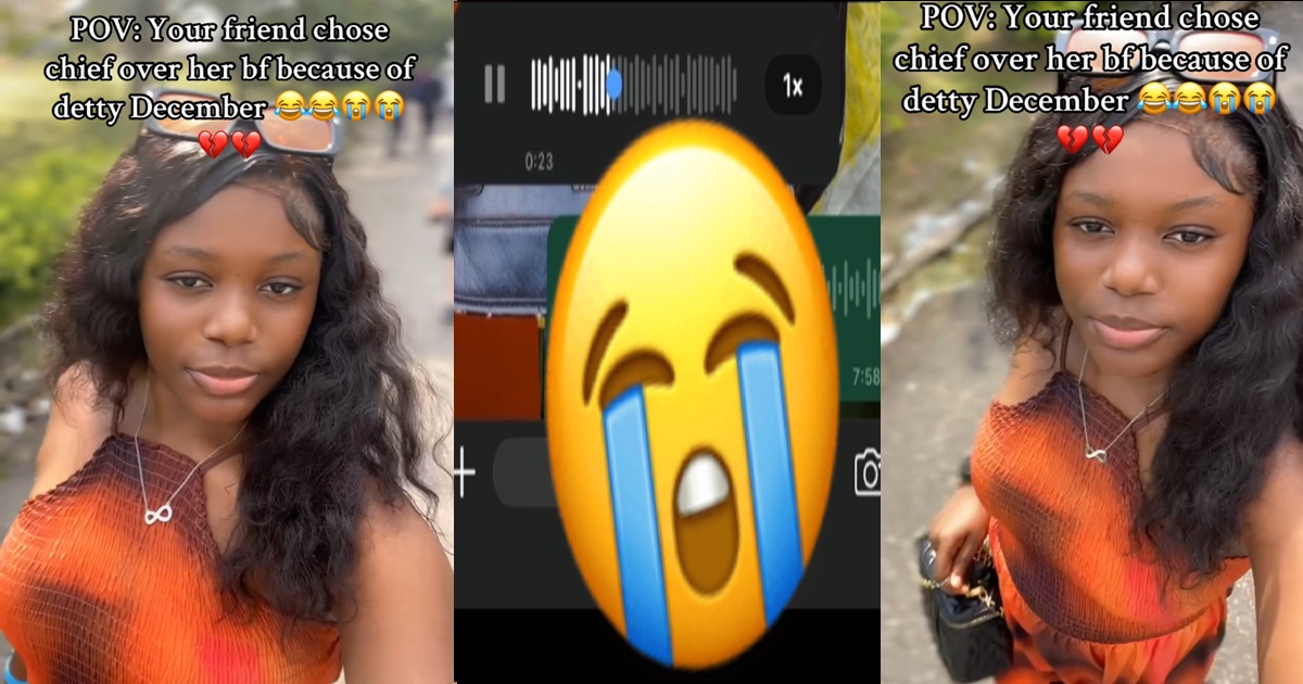 "Are you a chief abi a th!ef?" – Lady disappointed as Chief refused to pay for her 'services' and even took money from her purse (VIDEO)