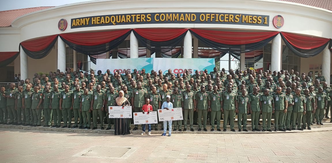 COAS Presents Bank Cheques To Relatives Of Deceased Personnel, 12 Hilux Vana To RSMs