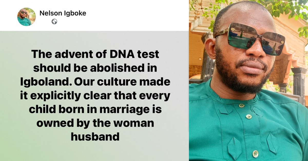 "DNA test should be ab0lished in Igboland" – Man argues (VIDEO)