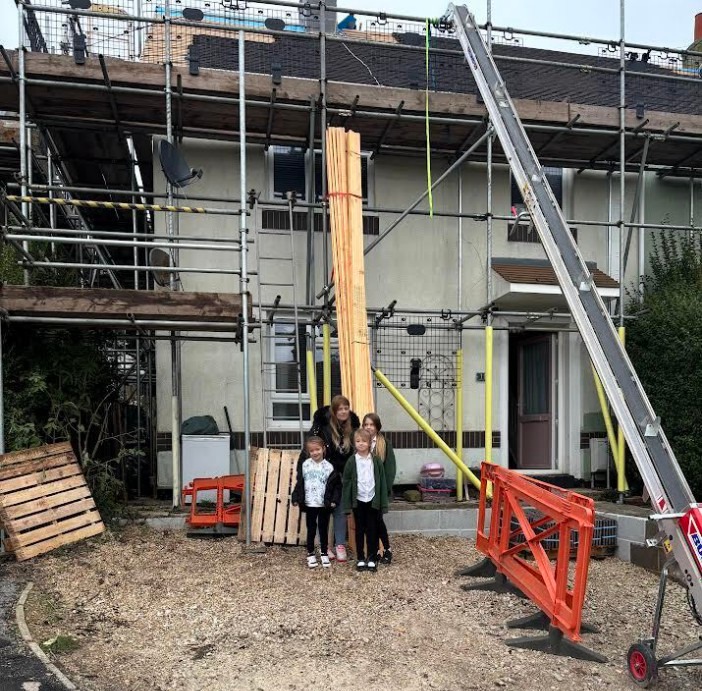 Devastated family homeless for Christmas after storm destroyed their house - with water pouring through loft