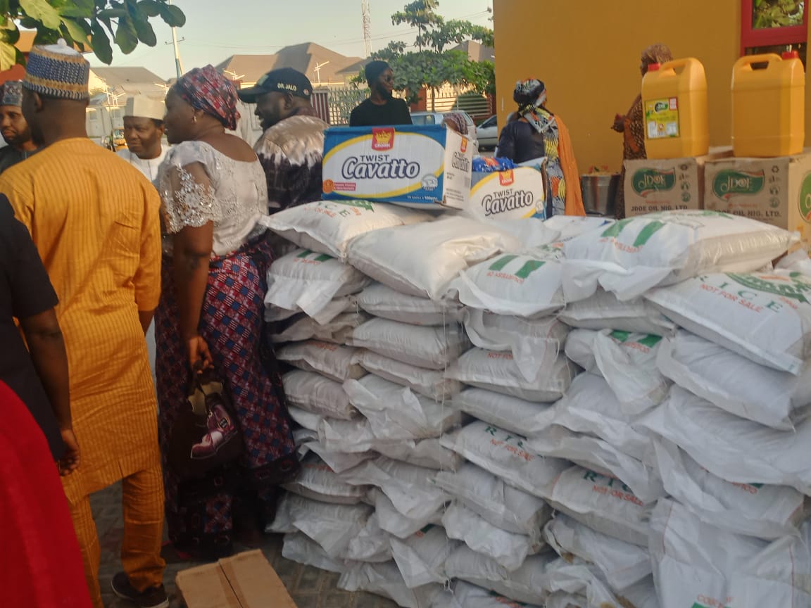 Gov Buni Distributes Food Items To Christian Widows In Yobe