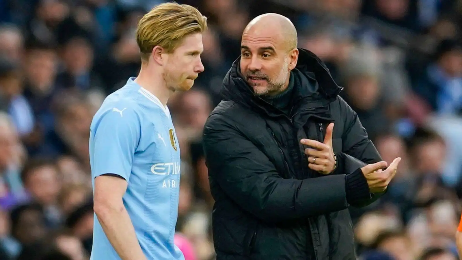 ‘I’m On Good Terms With De Bruyne  –Guardiola