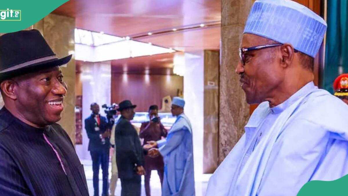 'Ka Kawo Cigaba da Bunƙasa Najeriya': Jonathan Ya Tura Sakon Yabo ga Buhari