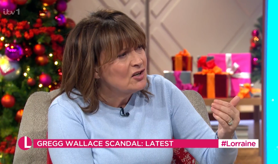 Lorraine had her say on the allegations against the star during yesterday's show