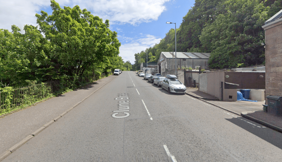 The fatal collision happened on Clune Brae in Port Glasgow