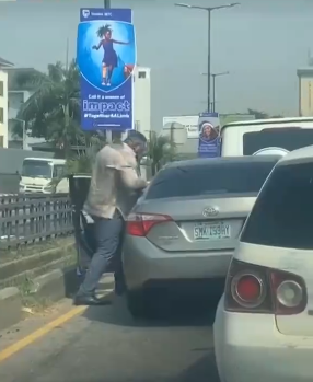 Man assaults driver in shocking display of road rage