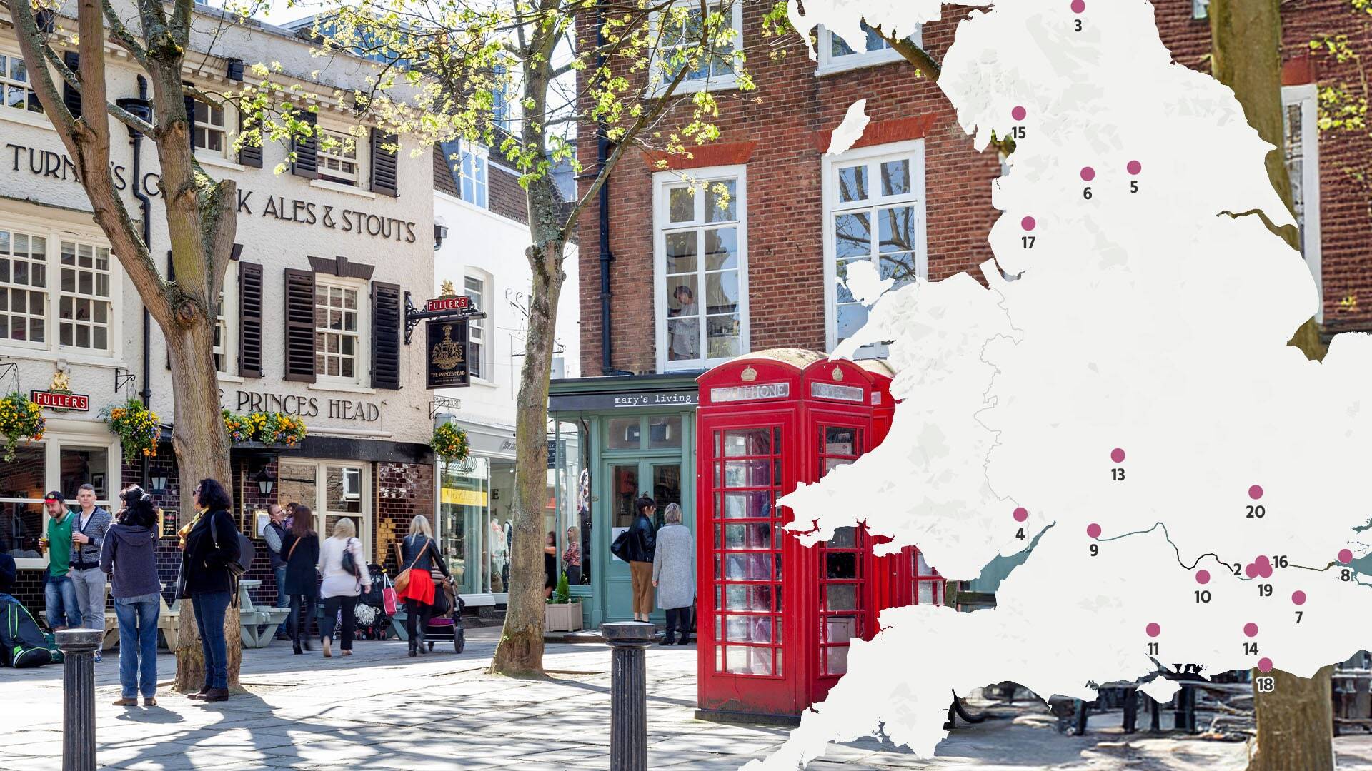 Map reveals happiest places to live in Britain - is your hometown one of them?