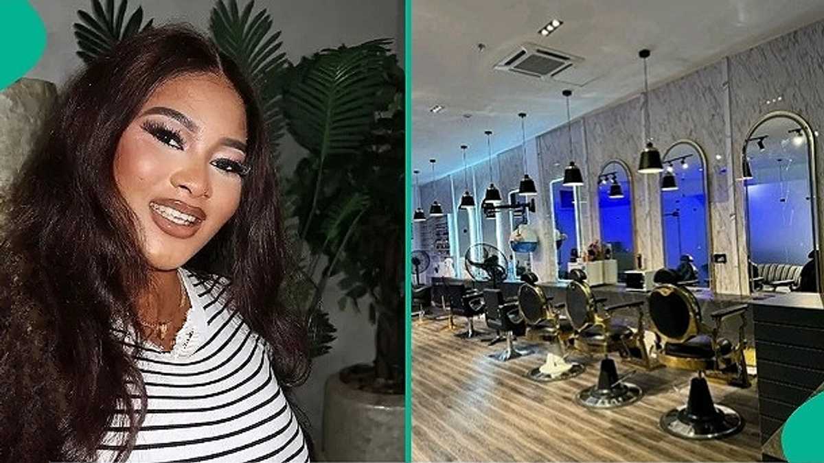 Nigerian Lady Who Launched Big Salon and Spa in 2024 Displays Luxury Businessplace, People React