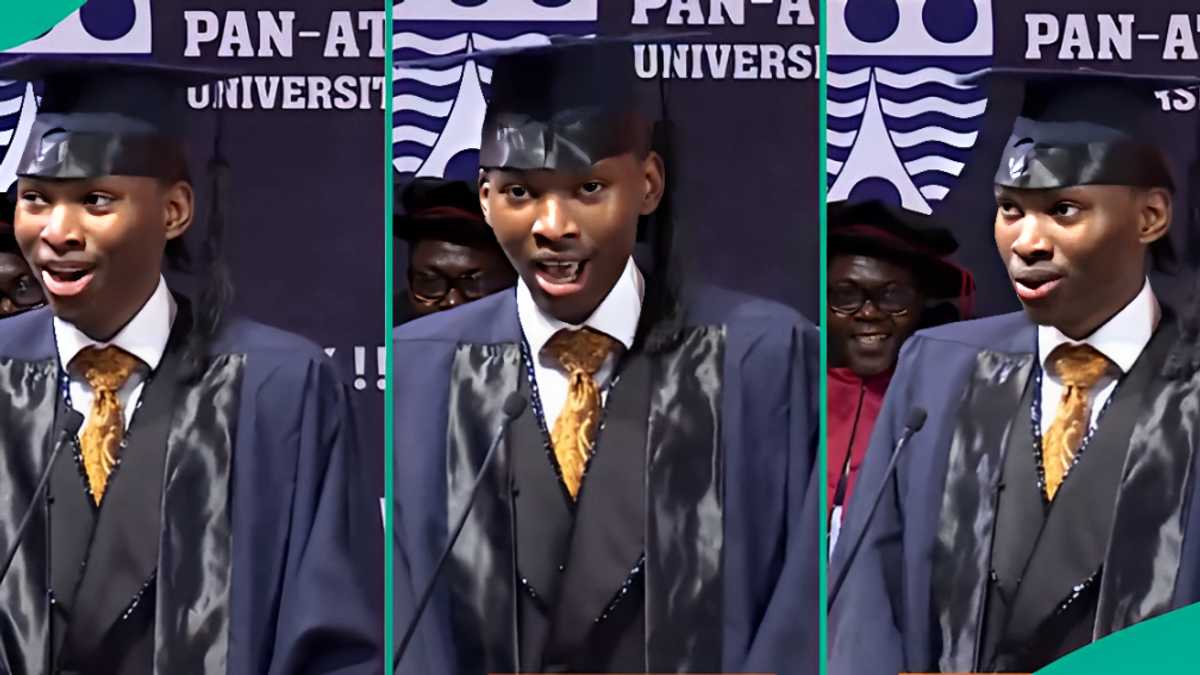 Pan-Atlantic University Best Graduating Student Gets 4.98 CGPA, His Valedictory Speech Goes Viral