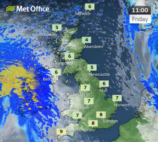 Storm Darragh is set to hit the UK in just hours