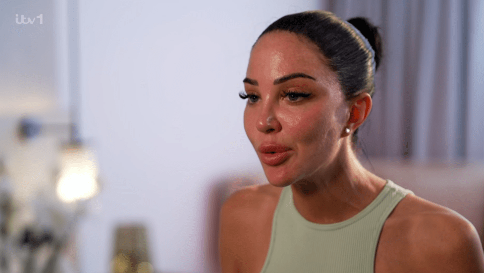 Tulisa appeared briefly to discuss life in camp