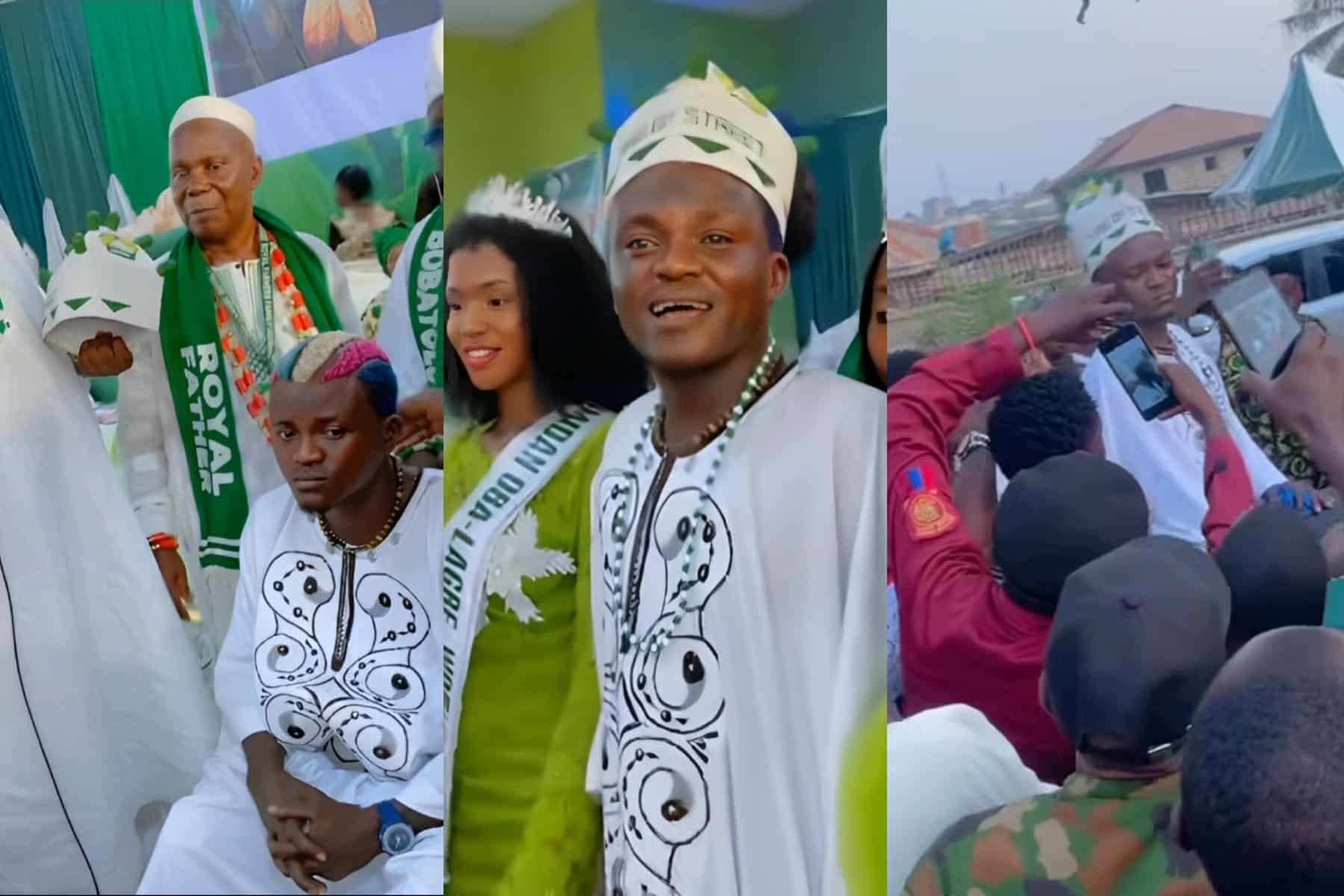 Video: Portable crowned king in Ondo