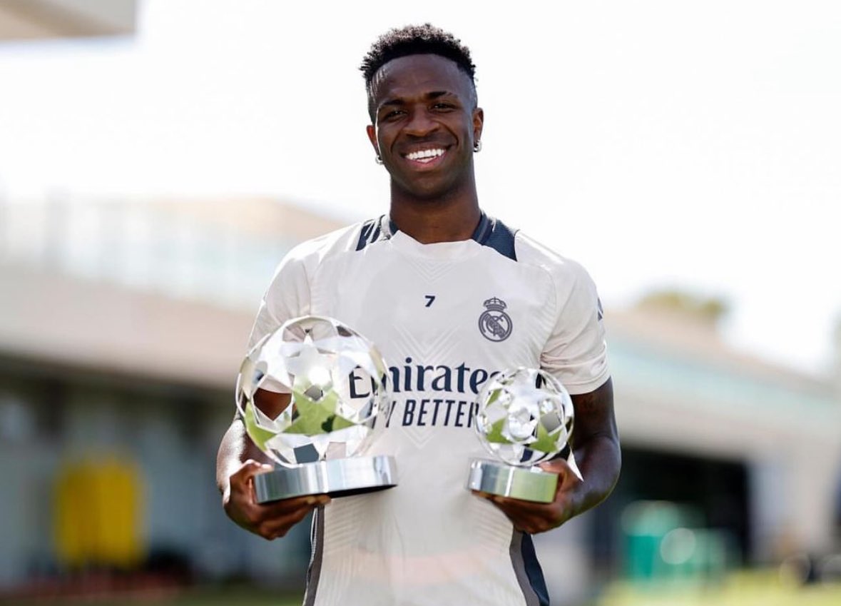 Vinícius Jr ya lashe babbar kyauta a kwallon kafa bayan rashin nasara a Ballon d’Or