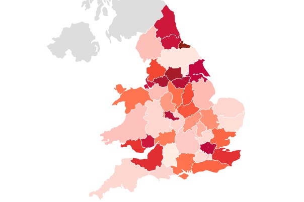 Maps show crime hotspots in England and Wales’ for heinous murders, sex attacks & thefts – do you live in a danger zone?