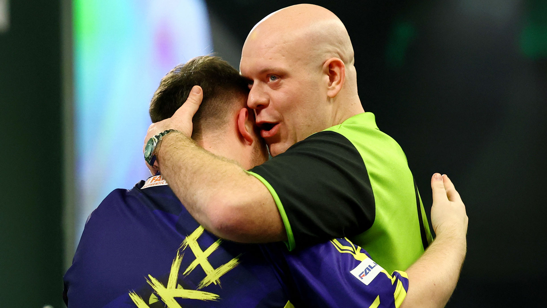 Luke Littler reveals the five words Michael van Gerwen said to him seconds after 17-year-old won World Championship