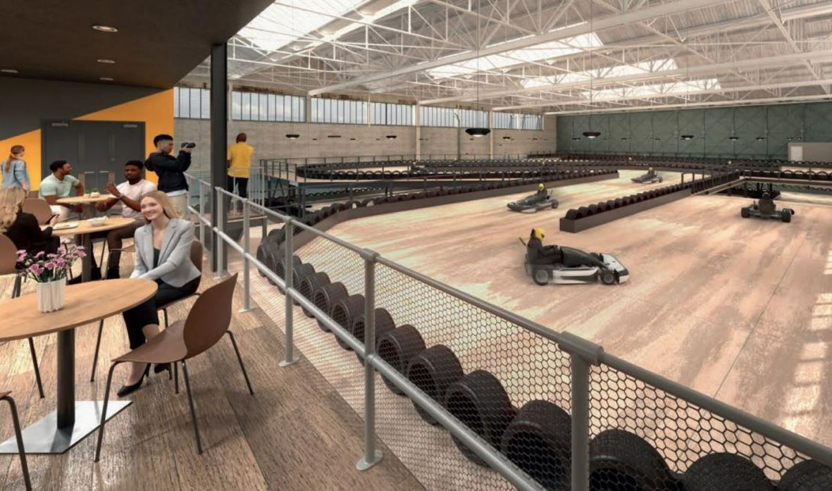 First 'automotive resort attraction' to open in the UK with two-storey karting track for racing fans