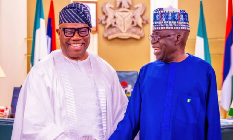 2025: Akpabio Congratulates Tinubu, Shettima, Kekere-Ekun