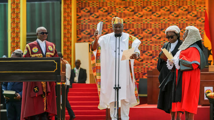 An Rantsar Da Sabon Shugaban Ƙasar Ghana, John Mahama